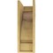 Ekena Millwork 8"W x 16"D x 24"H Classic Mayflower Rough Cedar Woodgrain TimberThane Corbel, Primed Tan CORUR08X16X24MAYRCPR - alternate 2